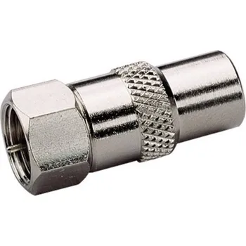 Anténní kabel TRU COMPONENTS TC-2520003 F adaptér na koaxiální kabel Připojení kabelu: F zástrčka, IEC konektor na koaxiální kabel 100