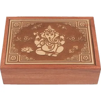 Šperkovnice Šperkovnice dřevěná 17 x 12 cm Ganesh