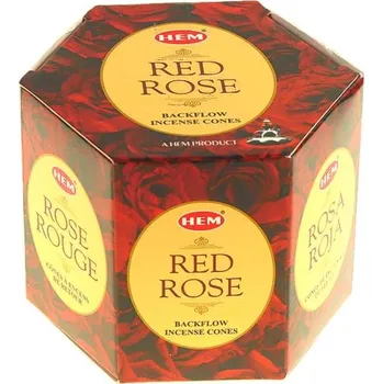 Vonná tyčinka Vonné kužely Červená růže HEM Bal.40ks (Vonné kužely, 40ks v balení)