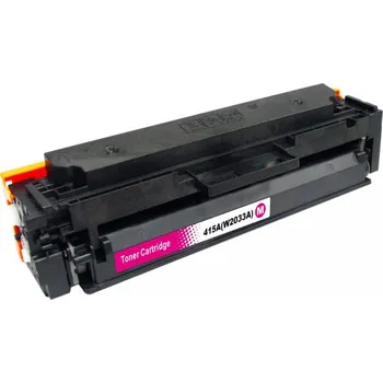 Alternativa HP 415A W2033A Magenta - kompatibilní červený toner, 2 100 stra. Bez čipu