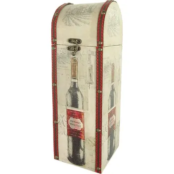 Víno Dřevěná truhla na víno Cabernet Sauvignon (Dárek pro muže vinaře)