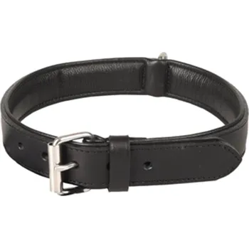 Obojek pro psa Obojek FLAMINGO Arizona kožený černý 3,2x45-55cm