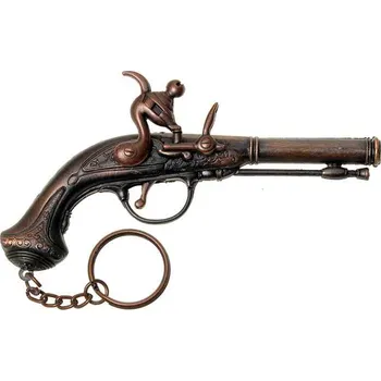 klíčenka Bambitka (přívěsek na klíče jako starožitná pistole)