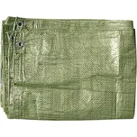 Plachta nepromokavá 10x15 vojenská zelená (Zakrývací celta s oky za dobrou cenu)