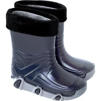 Chlapecká obuv Dětské gumáky pro chlapce modré (Zateplené gumáky pro děti)