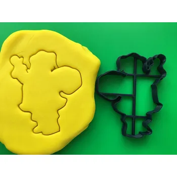 Vánoční dekorace Santa Claus #3 vykrajovátko obrysu