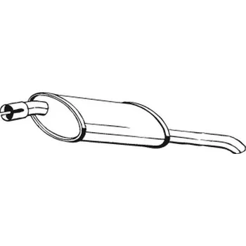 Výfukový systém Zadní tlumič výfuku BOSAL 185-009