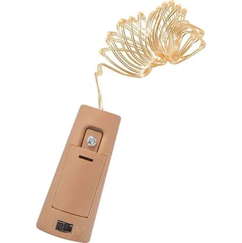 Vánoční světelný řetěz Springos CL0026 nano řetěz 20 LED teplá bílá