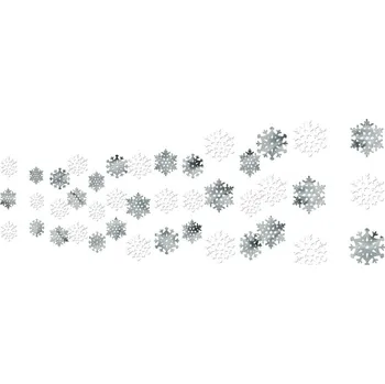 Vánoční dekorace Girlanda - sněhové vločky