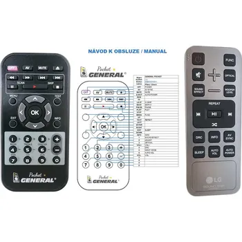 Dálkový ovladač General LG AKB74375501 - náhradní dálkový ovladač