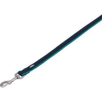 Vodítko pro psa Vodítko NOBBY Mesh Preno neoprenové tyrkysové (XS/S) 120cm