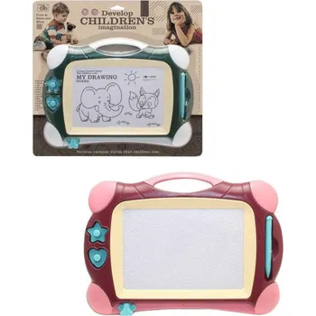 Magnetická kreslící tabulka Tabulka magická kreslicí set s kouzelným perem a 2 razítky 2 barvy