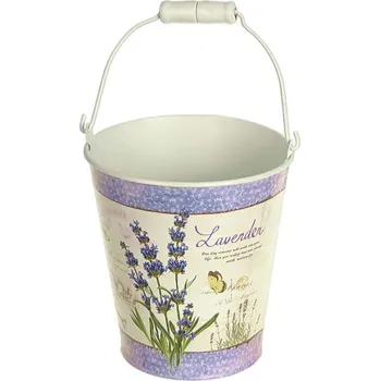 Kbelík dekorace Levandule (Dekorační kbelíky Lavender)
