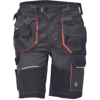 pracovní kraťasy ČERVA Kraťasy EMERTON PLUS, antracit-oranžová 03100029A2056 56 Antracit/oranžová