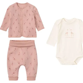 Kojenecká souprava bellybutton Dětská souprava pro miminka, 3dílná (62, světle růžová)