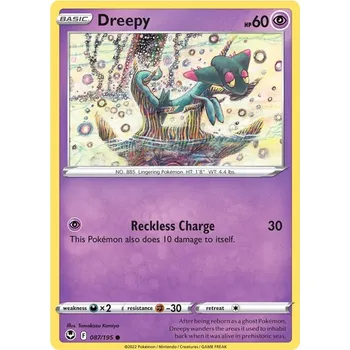 Karetní hra Dreepy 087/195 - Silver Tempest Typ karty: Non-Holo
