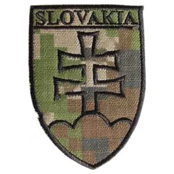 Nášivka Nášivka SLOVAKIA znak digital woodland (vyšívaná textilní nášivka)