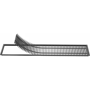 Radiátor BOKI PML mřížka 170mm /1500mm Dural - elox černá