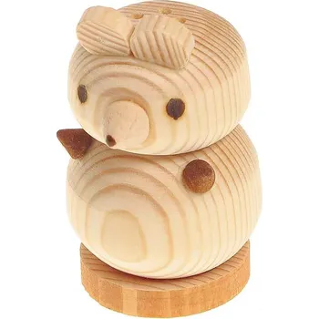 Stolování solnička Myška (Dřevěná pepřenka nebo solnička do kuchyně)