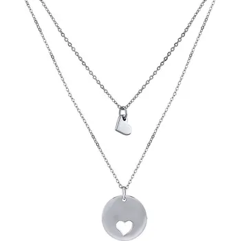 Náhrdelník Stříbrný dvojitý náhrdelník Doris DCC1605016N