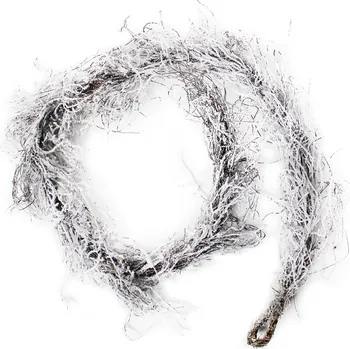 Vánoční dekorace Girlanda proutí 176cm natural/sníh (786958)