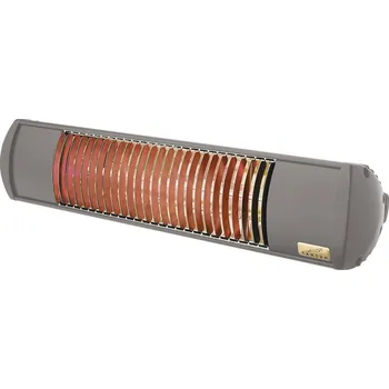 Infrazářič Tansun St. Tropez infračervený zářič 1500 W 7 m² stříbrná