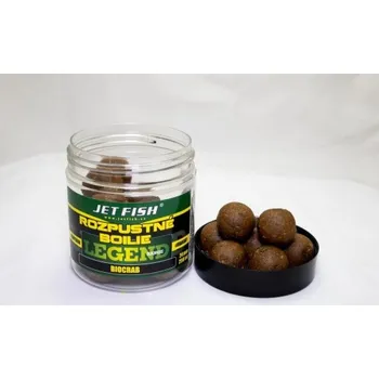 Boilies Jetfish Jet Fish Vyvážené Boilie Legend Range - Biocrab - 24 mm/250ml