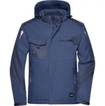 James&Nicholson Pánská softshellová bunda JN824 Navy-Navy XS