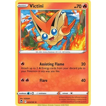 Karetní hra Victini 023/195 - Silver Tempest Typ karty: Non-Holo