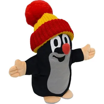 Hračka pro nejmenší Moravská ústředna Maňásek Krtek 25 cm červeno-žlutý kulich