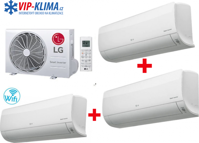 LG MULTISPLIT 3X1 MONTÁŽ ZDARMA