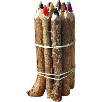 Barvičky dřevěné 11ks/bal (originální ekologické barevné tužky - 11ks v balení)