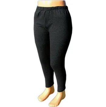 Dámské legíny TifanTEX Legíny THERMO PLOVDIV nadrozměrné zateplené černé 4XL