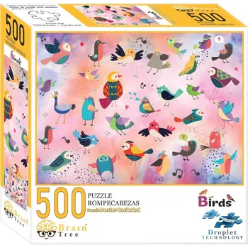 Puzzle Brain Tree Puzzle Pohádkoví ptáci 500 dílků