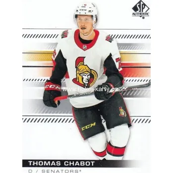 Sběratelská karetní hra řadová karta THOMAS CHABOT 19-20 SP Authentic číslo 55