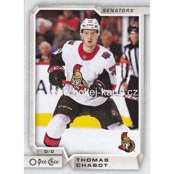 Sběratelská karetní hra řadová karta THOMAS CHABOT 18-19 OPC číslo 346