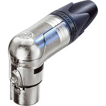 Elektrická zásuvka Neutrik NC5FRX XLR konektor zásuvka, zahnutá Pólů: 5 stříbrná 1 ks