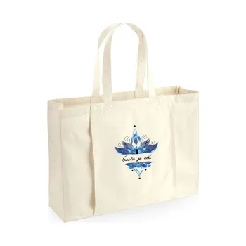 Nákupní taška nature - Květ 3