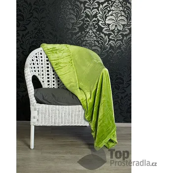 Dětská deka Mikroflanelová deka Premium 230x200 - Zelená