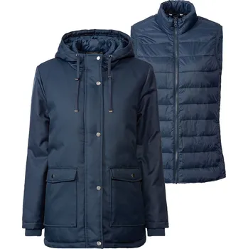 esmara® Dámská bunda 3 v 1 do každého počasí (S(36/38), tmavě modrá)