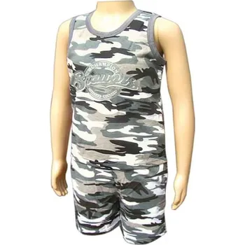 Souprava dětská Gold Champion Brawars metro (maskáčové úpletové šortky a tílko pro děti)