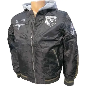 Dětská bombera HS černá (bomber bunda pro děti)