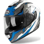 Přilba ST 501 BIONIC, AIROH (bílá/modrá) (Velikost: XL)