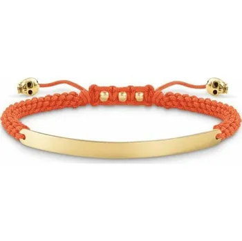 Náramek Dámský náramek Thomas Sabo LBA0050-848-8 Barva: Oranžová, Rozměr: 14,5-21 cm