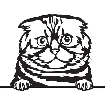 Vsepropejska Foldex kočka dřevěná dekorace na zeď Rozměr (cm): 38 x 27