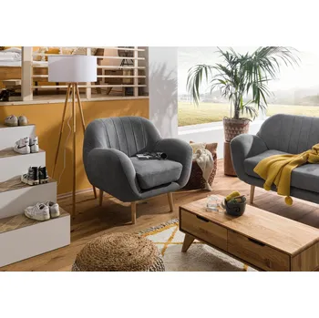 Křeslo Křeslo HOLMA 96x85x88 šedé