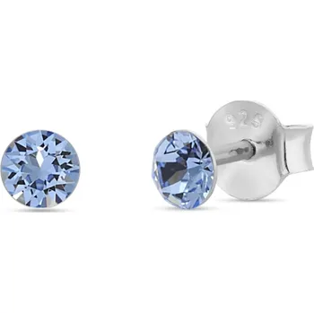 Náušnice Náušnice modré se Swarovski Elements Dotty Studs K1088PP31LS Light Sapphire
