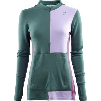 Dámská mikina Dámský lehký merino svetr Aclima WarmWool Hood - North Atlantic Velikost: S