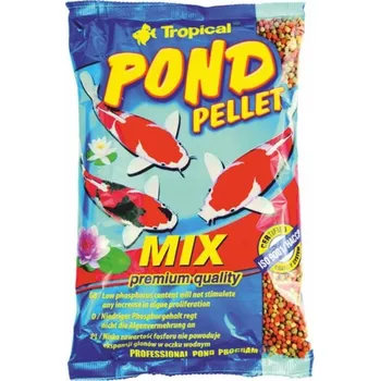 Krmivo pro rybičky TROPICAL Pond Pellet Mix M 1L/110g sáček