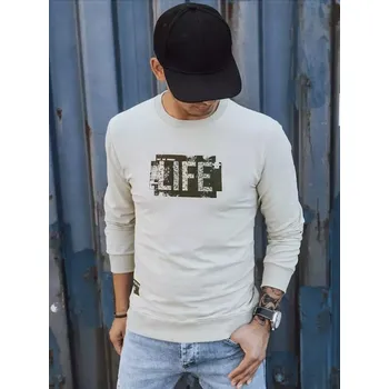 Pánská mikina Dstreet pánská mikina LIFE BX5361 béžová L